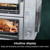 Ninja Countertop Oven Double Stack XL & Air Fryer with Pro Cook System, 12-in-1, Flexdoor, FlavorSeal, SMART FINISH with DualZone Technology, Air Fryer, Bake, Broil, Reheat, Stainless Steel, DCT651 - Image 9