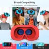 DEVASO Upgraded VR Headset for Nintendo Switch & Switch OLED, Switch Virtual Reality Glasses with Adjustable HD Lenses and Comfortable Head Strap, Labo VR Kit 3D Goggles for Switch Accessories - Image 4