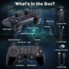 M8 PRO Wireless Game Console - Retro Gaming Consoles with built in 20000+ games, 9 Classic Emulators, 4K HDMl Output and 2.4GHz Wireless Controller, Plug and Play Video Game Stick for TV(64G) - Image 4