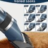 oneisall Cat Clippers for Matted Hair, Quiet Cat Shaver for Long Hair, Cordless Cat Hair Trimmer for Grooming, 2 Speed Pet Shaver Cat Grooming Kit for Cats Small Dogs Animals (Blue) - Image 6