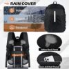 SDYSM Camera Bag Backpack Professional for DSLR SLR Mirrorless Camera Waterproof Laptop Back Pack 15.6 Inch with Rain Cover Anti Theft Travel Case Large Capacity Photography Backpack Black - Image 4