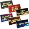 Funny Desk Signs 30 Flip Over Messages Desktop Novelty Accessories For Office Holiday Colleague Coworkers Gag Gift Supplies - Image 2