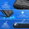 Klipdasse Accessories Kit Compatible with PlayStation Portal, EVA Carrying Case for PS5 Portal, 2 Pack HD Tempered Screen Protector and Hard Full Clear Cover Crystal Case for Ps Portal Accessories - Image 9