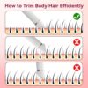 Electric Bikini Trimmer for Women - 4 in 1 Electric Shaver for Women, Waterproof Pubic Hair Trimmer and Facial Hair Remover, Replaceable Razors & Nose Hair Trimmer, Rechargeable Women's Grooming Kit - Image 9