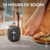Ultimate Ears WONDERBOOM 4 Portable Waterproof Bluetooth Speaker with Big Bass and 360-Degree Sound, Dustproof Floating Speaker with 131ft (40m) Range - Black - Image 4