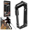 Carabiner Multitool 8-in-1 EDC Carabiners Pocket Knife, Serrated Knife, Rope Cutter, Screwdriver, Can Bottle Opener, Ruler, Survival Gear for Camping Climbing, Christmas Gifts for Men Women (Black) - Image 8