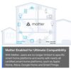 TP-Link Tapo Matter Supported Smart Plug Mini, Compact Design, 15A/1800W Max, Super Easy Setup, Works with Apple Home, Alexa & Google Home, UL Certified, 2.4G Wi-Fi Only, White, Tapo P125M(3-Pack) - Image 4