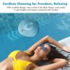 Hydrus Pool Vacuum for Above Ground Pools, Cordless Robotic Pool Cleaner, Automatic Rechargeable Pool Robot Lasts 90 Mins, Powerful Suction, Self-Parking, Ideal for Flat Swimming Pools up to 50Ft - Image 2