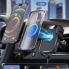 Wireless Car Charger, MOKPR Auto-Clamping Car Mount 15W/10W/7.5W Fast Charging Air Vent Car Phone Mount Compatible with iPhone 15/14/13/13 Pro/12 Pro Max/12 pro/12/11/10 Series, Samsung Galaxy Series - Image 6