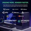 Skytech Gaming Azure Gaming PC Desktop – AMD Ryzen 7 7700X 4.5 GHz, NVIDIA RTX 4070, 1TB NVME SSD, 32GB DDR5 RAM RGB, 650W Gold PSU, 360mm AIO, 11AC Wi-Fi, Windows 11 Home 64-bit,Black - Image 3