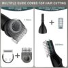 Scttomon Beard Trimmer for Men Professional Mens Beard Grooming Kit T-Blade Trimmer Electric Shaver Razor Nose Body Trimmer Hair Cutting Kit Cordless 7 in 1 Black - Image 5