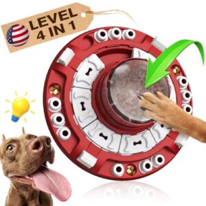 Letsmeet Dog Squeak Toys Dogs Enrichment Treat Dispensing Puzzle Toys Interactive Dog Toys for Large Medium Small Dogs