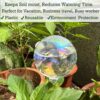 2pcs Glass Plant Watering Globes, Rainbow Color Self Watering Globes for Everyday Home or Vacation Use, Garden Patio Hanging Flower Plant Self Water Device Automatic Drip Irrigation Plant Waterer Bulb - Image 5
