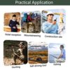 BAOFENG UV-9R Pro 8W Ham Radio Long Range Handheld Dual Band Tri- Power Waterproof Rechargeable Walkie Talkies with Programming Cable,Speaker Mic and Type-C Charging Cable for Hunting Survival Gear - Image 7