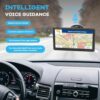 GPS Navigator for Car Truck RV, 7 Inch Touch Screen, Latest 2025 Maps for Car GPS, Support Voice Turn-by-Turn Guidance, Speed and Red Light Warning, Custom Truck Routing - Image 2