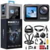 AKASO Brave 7 LE Action Camera and 42 in 1 Action Camera Accessories Kit Bundle