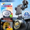 VANMASS 【85+LBS Strongest Suction & Military-Grade 2025 Ultimate Car Phone Mount【Patent & Safety Certs】 Cell Phone Holder Truck Stand for Dashboard Windshield Vent for iPhone 16 15 Pro Max 14 Samsung - Image 4
