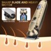 Ufree Beard Trimmer for Men, Waterproof 7 in 1 Electric Razor Shavers for Men, Cordless Hair Clippers and Trimmers Set, Grooming Kit for Nose, Face, Mustache and Body, Gifts for Men - Image 7