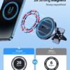 VICSEED for MagSafe Car Mount [Upgraded Strongest Magnet Power] Magnetic Phone Holder for Car Vent 360 Adjustable Magnetic Car Phone Holder Mount for iPhone 16 Pro Max 15 14 13 12 Plus Mini - Image 2
