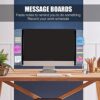 2pcs Office Desk Accessories Monitor Memo Board Computer Message Board Office Supplies for Women Men Computer Sticky Note Holder Home Desktop Message Office Decor (Computer Monitor Note Holder) - Image 6