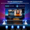 SAINTDISE 15.6" Laptop Computer - Quad-Core N95 Processor (Up to 3.4GHz) Laptop PC 16GB DDR4 512GB SSD, Students Business Laptop Support Touch ID,WiFi, BT4.2, HDMI, USB 3.0 - Image 5