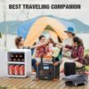 Portable Power Station 300W (Peak 600W), GRECELL 288Wh Solar Generator with 60W USB-C PD Output, 110V Pure Sine Wave AC Outlet Backup Lithium Battery for Outdoors Camping Travel Hunting Home Blackout - Image 8