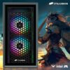 STGAubron Gaming PC Computer Desktop, RX 550 4GB, Intel i7 Xeon E5, 16GB RAM, 512GB SSD, WiFi, BT 5.0, W10H64, RGB Fanx3, RGB Mouse Pad, Gaming Computer Tower for Gamer,Streaming - Image 2