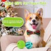 HIPPIH Dog Puzzle Toy 2 Pack, Interactive Dog Toys for Treat Dispensing, Durable Puppy Toys for Teething, Dog Treat Ball for Teeth/Slow Feeder/IQ Training/Playing, Blue-2.75‘’, Green-3.14‘’ - Image 8