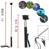 Action Camera Selfie Stick Floating Handle Grip Compatible with Gopro Hero 13 12 11 10 9 AKASO EK7000 Brave 7 LE Brave 4 V50, Dji Osmo Action 5 pro, Osmo Action 4, Apexcam, Sjcam, Icefox Action Camera - Image 2