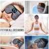 Sleep Mask with Bluetooth Headphones, Boodlab Bluetooth Eye Mask for Sleeping, Washable Sleeping Headphones, Cool Tech Gadgets Unique Gift for Valentine's Father's Mother's Day Birthday Christmas - Image 7
