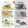 Potaroma Dog Puzzle Toy 2 Levels, Slow Feeder, Pup Food Treat Feeding Dispenser for IQ Training and Entertainment for All Breeds 4.2 Inch Height - Image 6