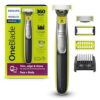 Philips Norelco OneBlade 360 Hybrid Face + Body, Electric Beard Trimmer, Shaver and Body Groomer, with 360 Blade Technology, 1x 360 Blade for Face, 5in1 Adjustable Comb, 1x Body Kit, Model QP2834/70