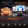 BOSGAME P4 Light Gaming Mini PC Ryzen 7 5700U 32GB RAM 1TB SSD Winodws 11 Pro Triple 4K 60HZ Displays Desktop Computers, Support PS3 Emulator Micro PC, HDMI+DP+Type-C, WiFi 6E, BT5.2, Dual 2.5GbE LAN - Image 2