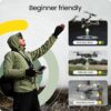 Holy Stone HS440 Foldable FPV Drone with 1080P WiFi Camera for Adult Beginners and Kids; Voice Gesture Control RC Quadcopter with Modular Battery for long flight time, Auto Hover, Carrying Case - Image 3