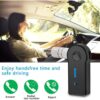 Mini Bluetooth Receiver for BLU Grand M3 - Wireless to 3.5mm Jack Hands-Free Car Kit 3.5mm Audio Jack w/LED Button Indicator for Audio Stereo System Headphone Speaker - Image 4