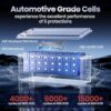 12V 200Ah LiFePO4 Battery, 2560Wh Lithium Deep Cycle Marine/RV Battery with Built-in 100A BMS, Ideal for Trolling Motor, RV, Solar Panel Systems, and Off-Grid Power Solutions (1 pcs, 12V 200Ah) - Image 7