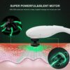 MEGAWISE Handheld Back Massager | Deep Tissue Percussion Relief for Back, Neck, Shoulders, Waist Legs, Full Body for Improved Blood Circulation and Fatigue Relief (Pearl White 6Ft Corded) - Image 5