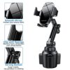 Miracase [Upgraded Version Cup Phone Holder for Car, Universal Adjustable Long Neck Car Phone Mount Cradle Friendly Compatible with iPhone Samsung Google and All 4.0-7.0 inches Smartphones - Image 6