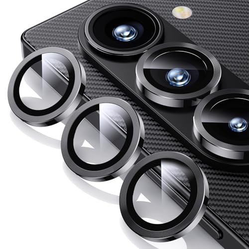 Xfilm Camera Lens Protector Compatible for iPhone 15/15 Plus Bling, Individual Metal Diamond Ring 9H Hardness Scratchproof Protector, Stylish Accessories, Case Friendly (Pink Diamond)