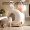 FurryTail Self Cleaning Litter Box with APP - Automatic Cat Litter Box for All Your Cats, Odor Control, Spacious Interior and Large Wastes Bin Capacity, Includes 1 Year Supply of Litter Bags (80) - Image 5