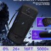 QUAGGY 3-in-1 Accessoris Kit Compatible with Playstation Portal, EVA Carrying Case for PS Portal with Clear Skin Protective Case, 2 Screen Protectors for PlayStation Portal,Protective Shell Portable Travel Handbag for PS5 Portal Remote Player - Image 2