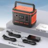 Giomre Portable Power Station, 297Wh Backup Lithium Battery Generator with 600W AC Output and 100W Fast Charging, Solar Generator for Outdoors Camping, Travel Emergency, Home Blackout - Image 8