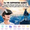 Orzly VR Headset Designed for Nintendo Switch & Switch OLED Console with Adjustable Lens for a Virtual Reality Gaming Experience and for Labo VR - Black - Gift Boxed Edition - Image 3