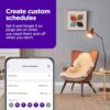 Roku Smart Home Indoor Smart Plug, 2-Pack - WiFi Smart Plugs Works with Alexa & Google Assistant, No Hub Required - Custom Scheduling Timer & Multi-Outlet Sync - Easy-to-Setup Smart Home Products - Image 4