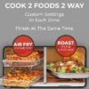 Emeril Lagasse Dual Zone 360 Air Fryer Oven Combo with French Door, 25 QT Extra Large, Cook Two Foods in Different Ways, Up to 60% Faster from Frozen to Finish - Image 5