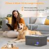 SIBAYS Dog Water Fountain for Large Dogs, 355oz/2.8Gal/10.5L Automatic Dog and Cat Water Fountain Large Pet Fountain with Stainless Steel Bowl, Dog Water Dispenser with Filter, Easy to Clean, BPA-Free - Image 2