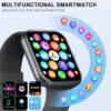 Smart Watch (Answer/Make Calls), 1.96" HD Screen SmartWatch for Men Women 113+ Sport Modes, Fitness Activity Tracker Heart Rate/Sleep Monitor/Pedometer, IP68 Waterproof, Smart Watches for Android iOS - Image 4