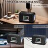 GENSROCK Portable Power Station, 88Wh Camping Solar Generator, Lithium Battery Power Bank with 2 110V/150W Peak AC Outlet, QC 3.0, Type-C, LED Flashlight for CPAP Home Camping Travel Emergency. - Image 6