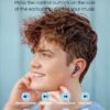 Wireless Earbuds Bluetooth 5.3 Headphones with Touch Screen 50H Playtime Deep Bass Stereo Ear Buds with Mic IPX7 Waterproof in Ear Earphones for Pad Tablet Android/iOS Phones Gifts for Women Men - Image 7