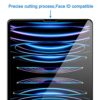 Ailun 2 Pack Screen Protector for iPad Pro 12.9 Inch Display [2022 & 2021 & 2020 & 2018 Release] Tempered Glass [Face ID & Apple Pencil Compatible] Ultra Sensitive Case Friendly - Image 3